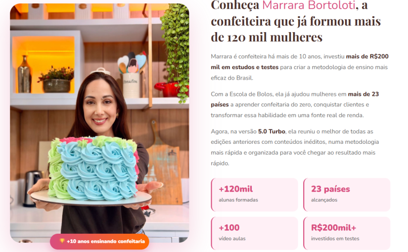 Escola de Bolos 5.0 Turbo vale a pena? Minha opinião